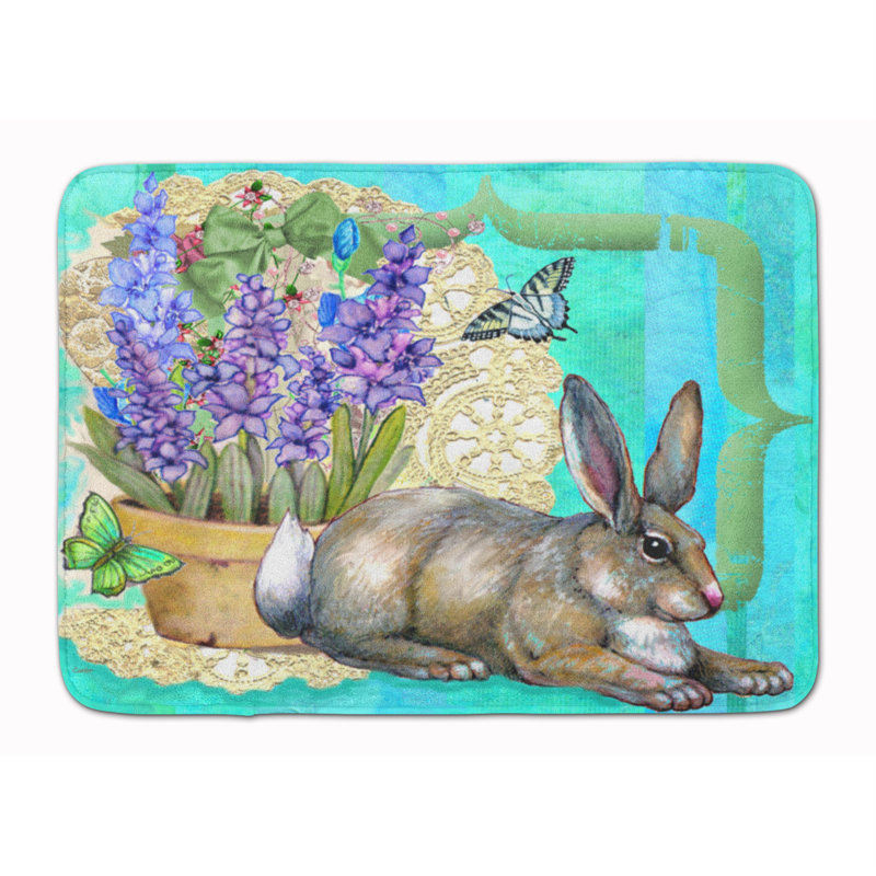 Justin Memory Foam Non-Slip Bath Rug