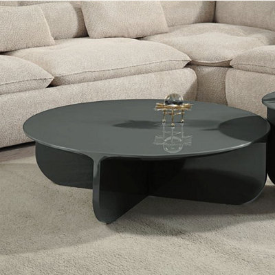 Table basse, Lamond, olive foncé ultrabrillant
