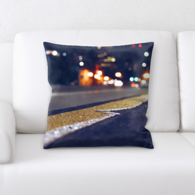 Microsuede Throw Pillow