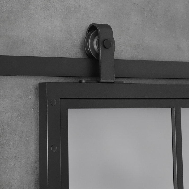 Baarde Sliding Door Hanger Frame Hardware Kit, 200cm