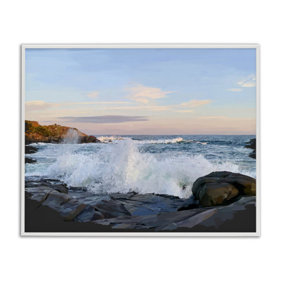 Strong Breaking Waves Giclee Art by Emily Kalina