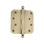 Nostalgic Warehouse 4" x 4" Ball Tip Residential Hinge with 5/8" Radius Corners