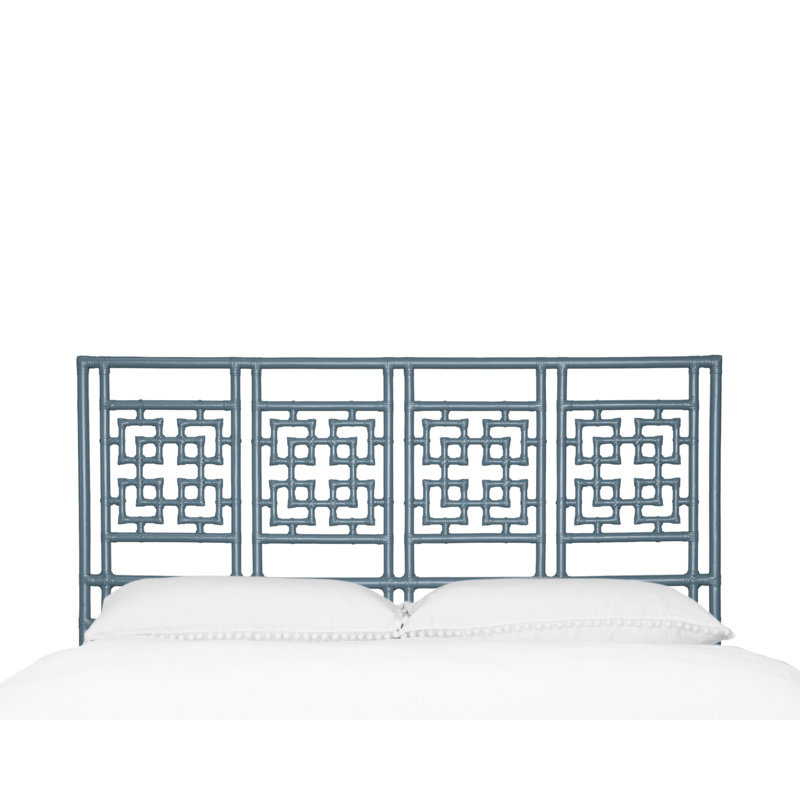 Palm Springs Open-Frame Headboard, King, Regatta Blue