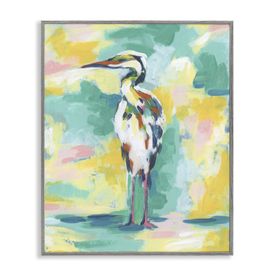 Art de l'estampe bleue et jaune par Ethan Harper