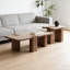 Ensemble de tables basses Retro Home Living Slate