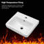 Lavabo de salle de bain mural simple 17 "avec porte-serviettes