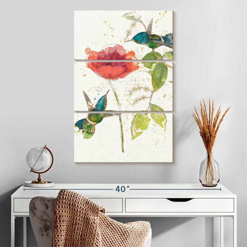 Fleur de colibri bleu sarcelle