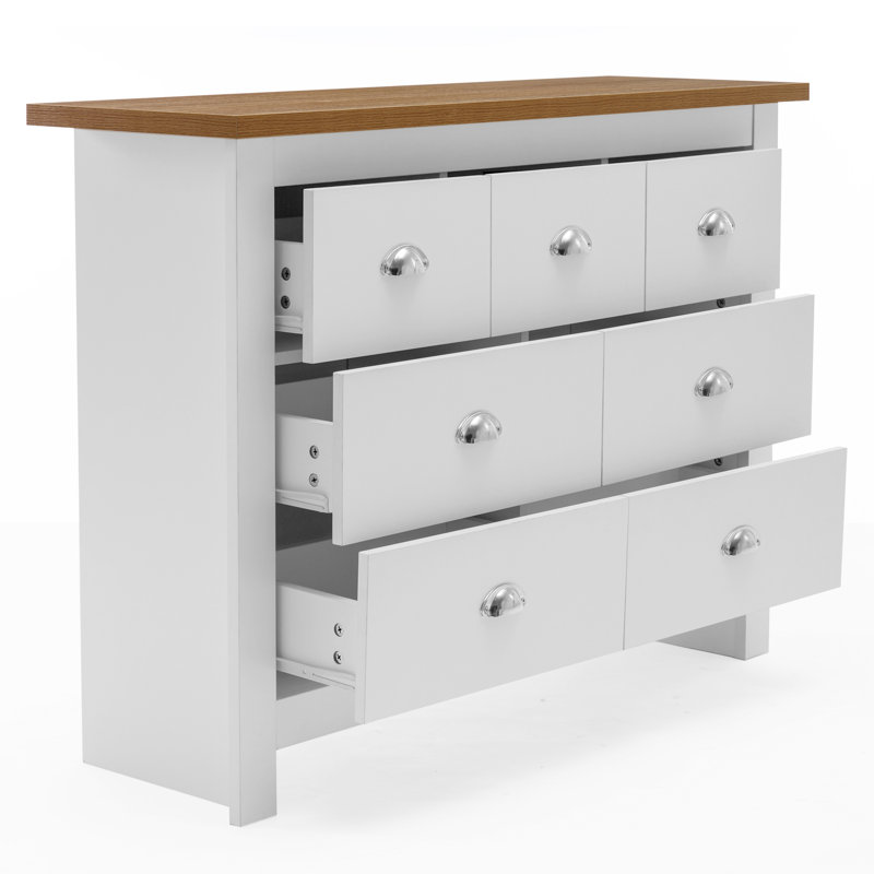 Tickhill 111.5 cm W Chest of 7 Drawers