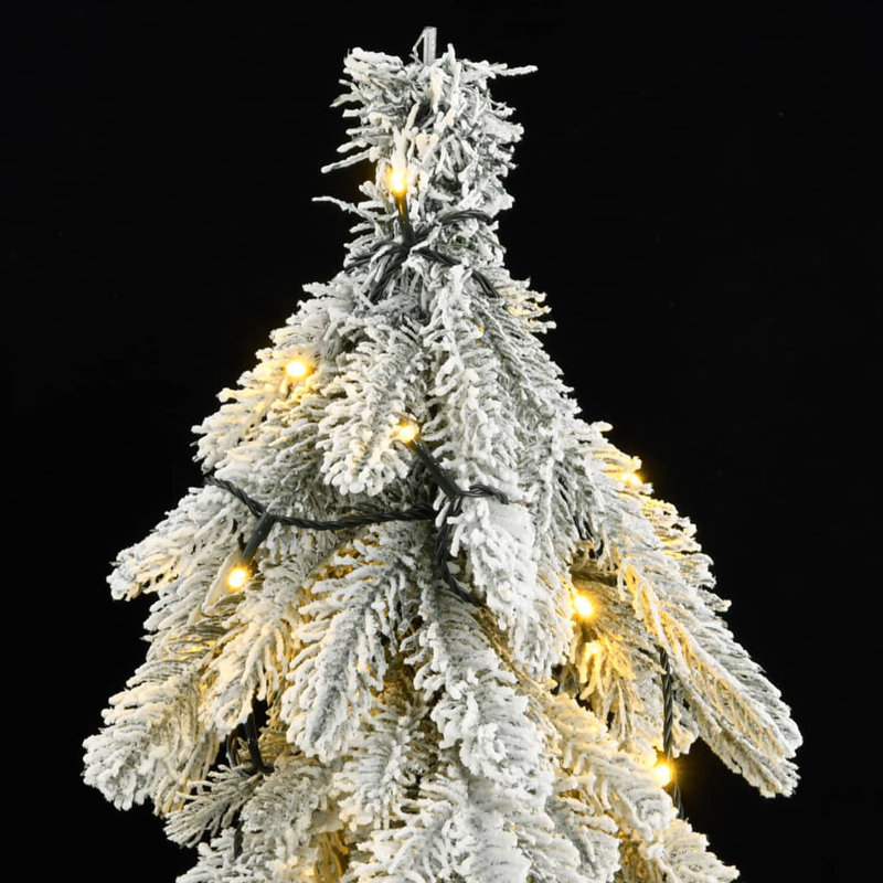 Arbre de Noël pin clair avec aiguilles réalistes, 70.9"