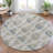 Machine Washable Indoor/Outdoor Xhevrie Linen Rug-111819358