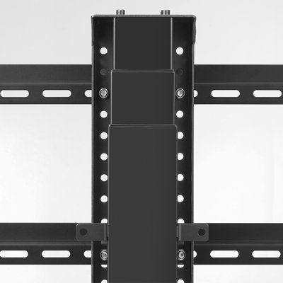 Motorized TV Lift 39.4" Stroke Length 1pc Carbon Steel 32-70 Inch TV Mount Height Adjustable 28.74-68.11 Inch with Remote Control Load Capacity 154 Lbs Black