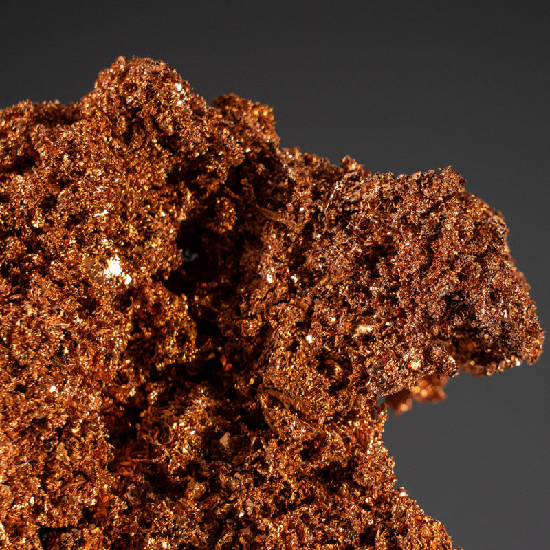 Copper Crystal Cluster from Hubei Province China
