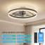 Ventilateur de plafond avec lumière encastrée Quiet-2074319744