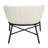 Bowery Boucle Upholstered Accent Arm Chair-1964437308