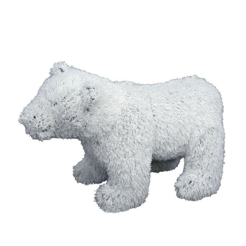 Ours polaire, blanc, 55 cm