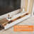 Tymeo 100.4'' W Modern TV Stand Retracted & Extendable 3-Drawer Media Console Walnut-889330409