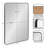 Anacleta Radius Rectangle Framed Wall Mirror-1835888092-1835888093