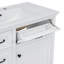 Meuble-lavabo autoportant de 36 po avec comptoir en céramique, 4 tiroirs et 1 porte à fermeture en douceur-1572114369