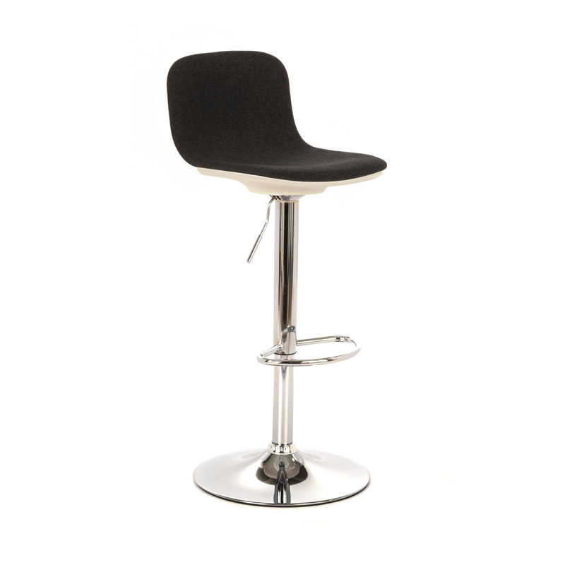 Aathan height-adjustable bar stool, Black