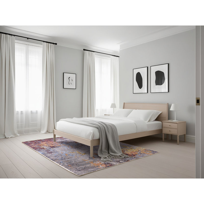 Cannon Abstract Indoor Rug, Rectangle 5' x 7'