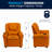 Forman LeatherSoft Contemporary Kids Recliner with Cup Holder and Headrest-274811423