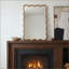 Miroir ondulé à cadre rectangulaire en bois massif, miroir mural bohémien sans distorsion-541159403-541159401