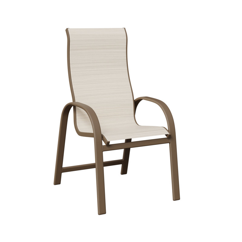 Chaise berçante à haut dossier berlinois Berlin Gardens, Argile, Ormeau Kozo