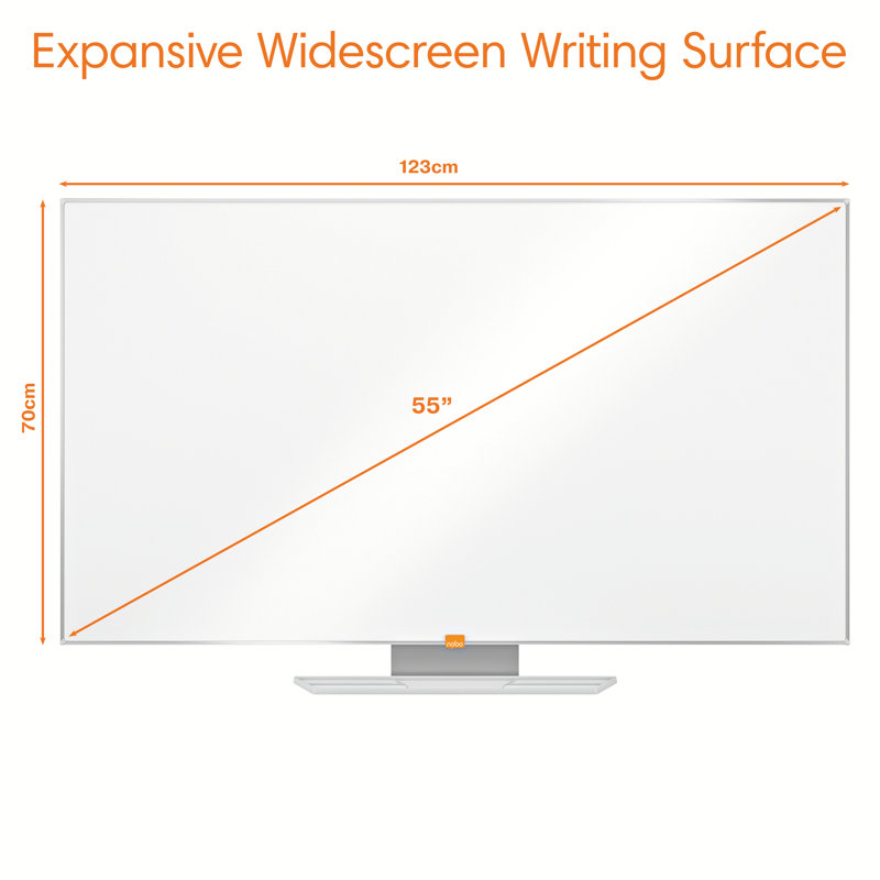 Wall Mounted Whiteboard, 69.80cm H x 122.9cm L