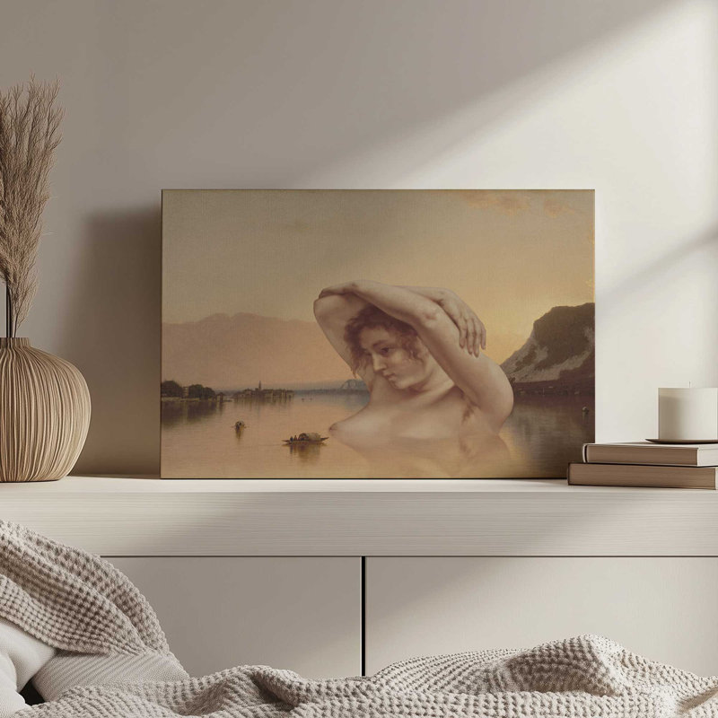 «Reflection Pool II» par Grace Popp, reproduction d'art sur toile, H 32 po x l 48 po