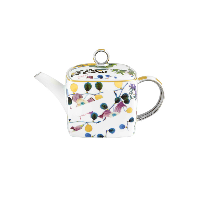 Théière en porcelaine 36,3839 onces Primavera