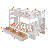 Bunk Bed With Drawer, Storage Stairs-1154624838-1154624837