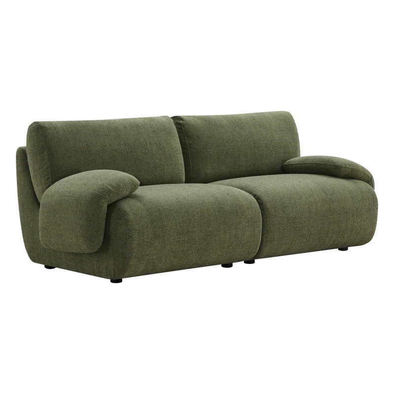 Canapé modulaire rembourré 2 pièces Nita Ashira, Vert