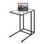 Glass Top Floor Shelf End Table