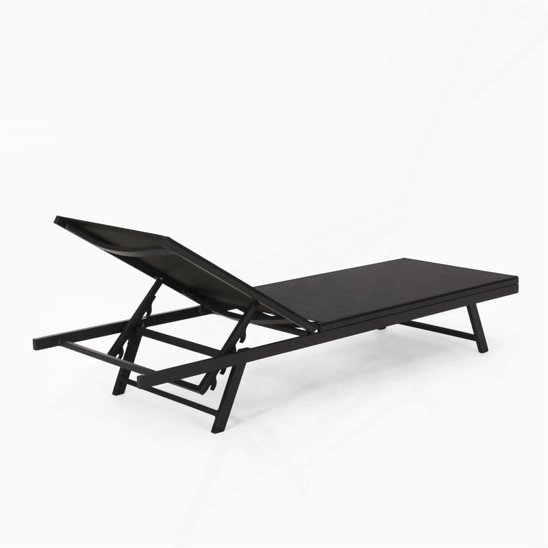Chaise Lounge, Black