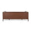 Canapé moderne capitonné à 3 places avec structure en bois d'hévéa - Canapé de salon à profil bas d'inspiration Mid-Century-1409757991