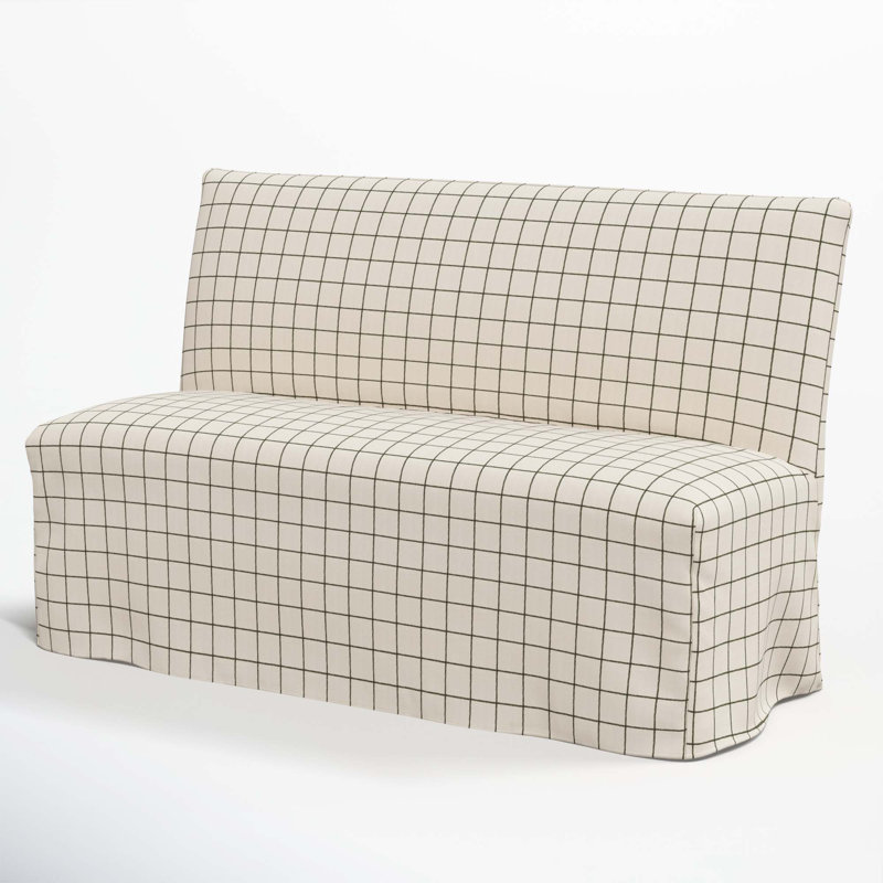 Banc de salle à manger Ivka, Ligne verte Tattersall