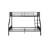 Caius Gunmetal Finish Twin Xl/Queen Bunk Bed
