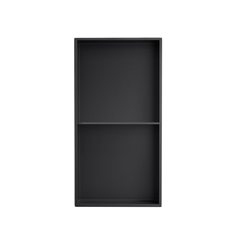 Niche de mur de douche en acier inoxydable 12 po x 24 po Alayna