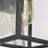 1- Light Matte Black Lantern Outdoor Wall Sconce