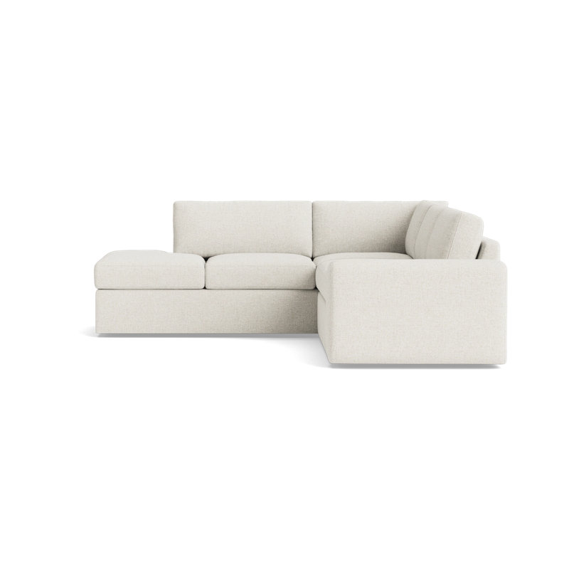 The OG Sectional, Plush Woven - Tan, Left Hand Facing