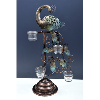 21'' H Iron Tabletop Candelabra