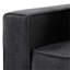 Fauteuil gris élégant avec siège polyvalent et dossier relaxant