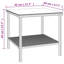 Shippensburg Square Outdoor Side Table - 45 cm W 45 cm D-238361154