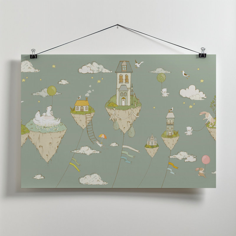 Wrapped Canvas Print, 50.8 cm H x 76.2 cm W, Green