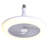 Mini Size 11 Inch Enclosed Socket E26 Ceiling Fan Light 3 Speeds 3 Light Color Dimming And Timing For Small Room Kitchen