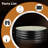60in Round Galvanized Fire Pit Ring Black