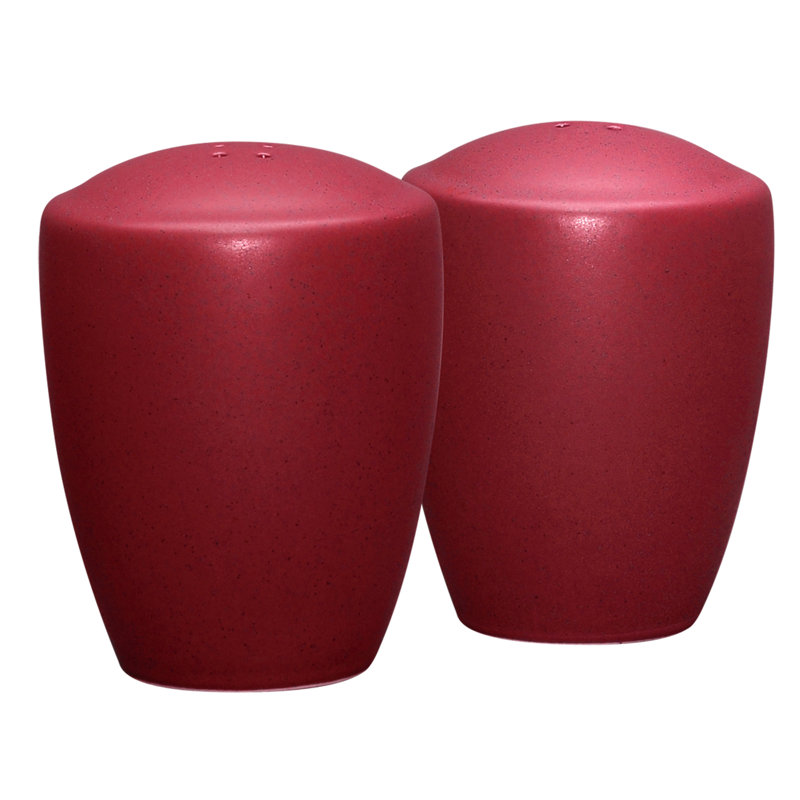 Noritake Colorwave Salt and Pepper, 3-3/8", Raspberry