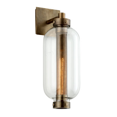 Atwater - Wall Sconce - Vintage Brass - Clear Glass