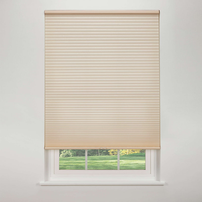 Store filtrant la lumière sans cordon Linen Avenue (arrive 1/4 "plus étroit), Mousseline, l 47,25 po x L 36 po