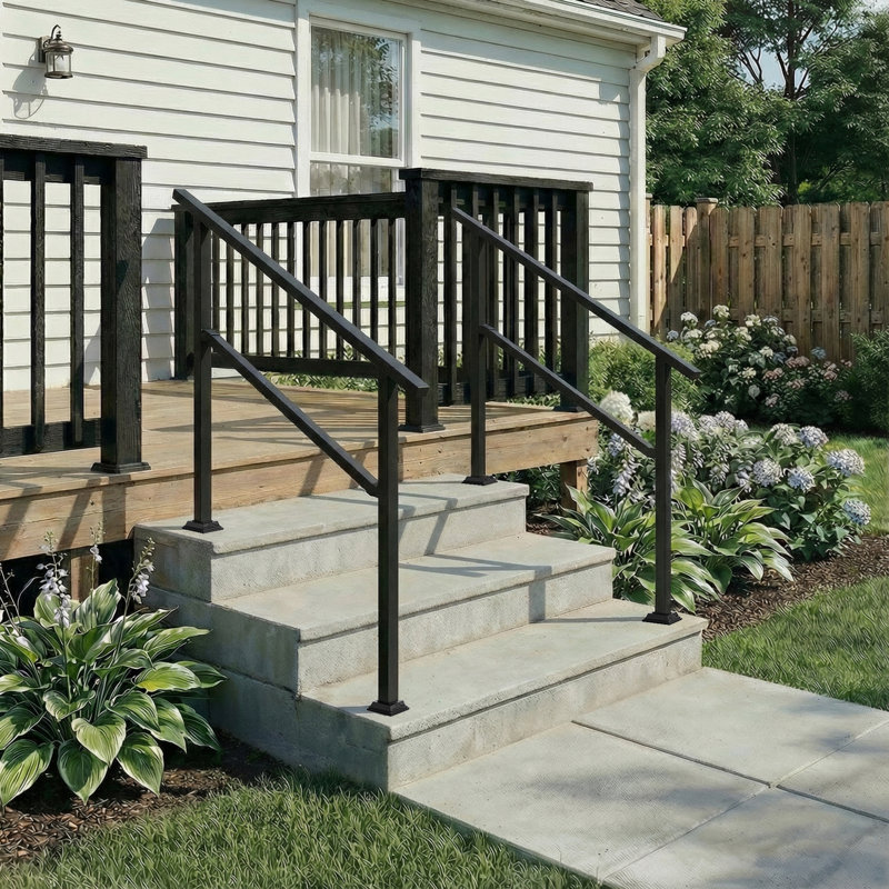 Ensemble de rampes d'escalier, H 36 po x l 40,2 po x P 3,3 po